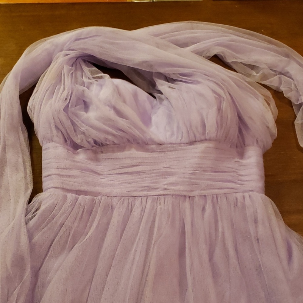 Christina wu lilac bridesmaid dress